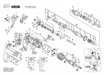 Bosch 0 603 245 003 Pbh 16-2 Rotary Hammer 220 V / Eu Spare Parts